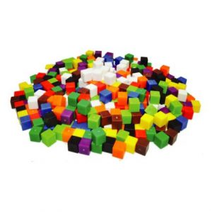 1cm Cubes 10 Colours (1000pcs)