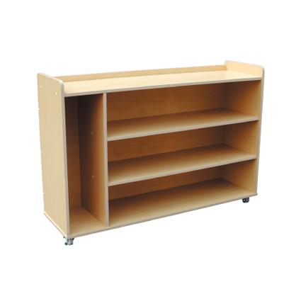 Low Book Shelf (Side Component) with Roller