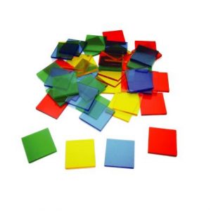 Transparent Colour Tiles (1000pcs)