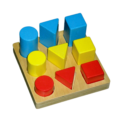 Geometric Play Board (9pcs)